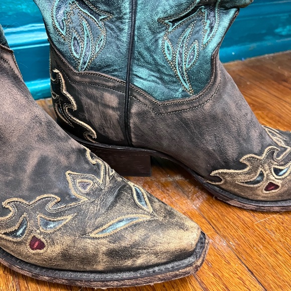 Dan post bluebird western boots size 9 gorgeous and great condition Yellowstone - Picture 3 of 14